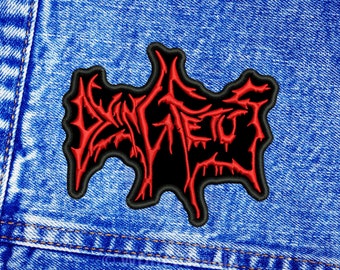 Dying Fetus patch. Sew On patch.