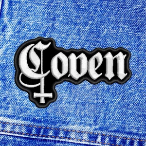 Coven-lapp. Sy-på-lapp.