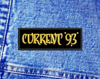 Current 93 patch. Sew On patch.