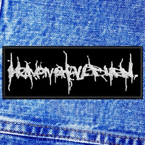 May include: Black embroidered patch with the white text "MAYHEM" in a stylized font.