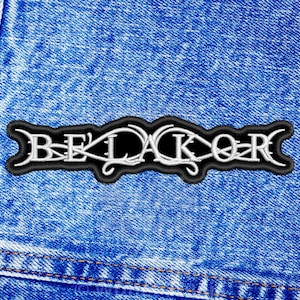 Be'lakor (Belakor) embroidered patch. Sew On patch.
