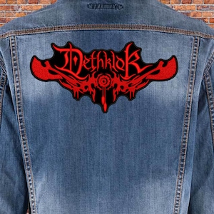 Dethklok back patch. Sew On patch.