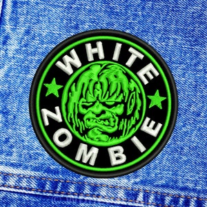 White Zombie patch. Sew On patch.
