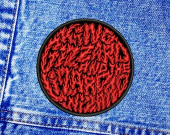 King Gizzard & The Lizard Wizard patch. Sew On patch.