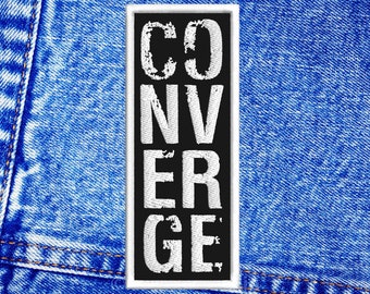 Converge patch. Sew On patch.