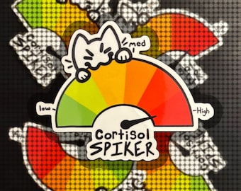 Naklejka winylowa „Spiker kortyzolu”