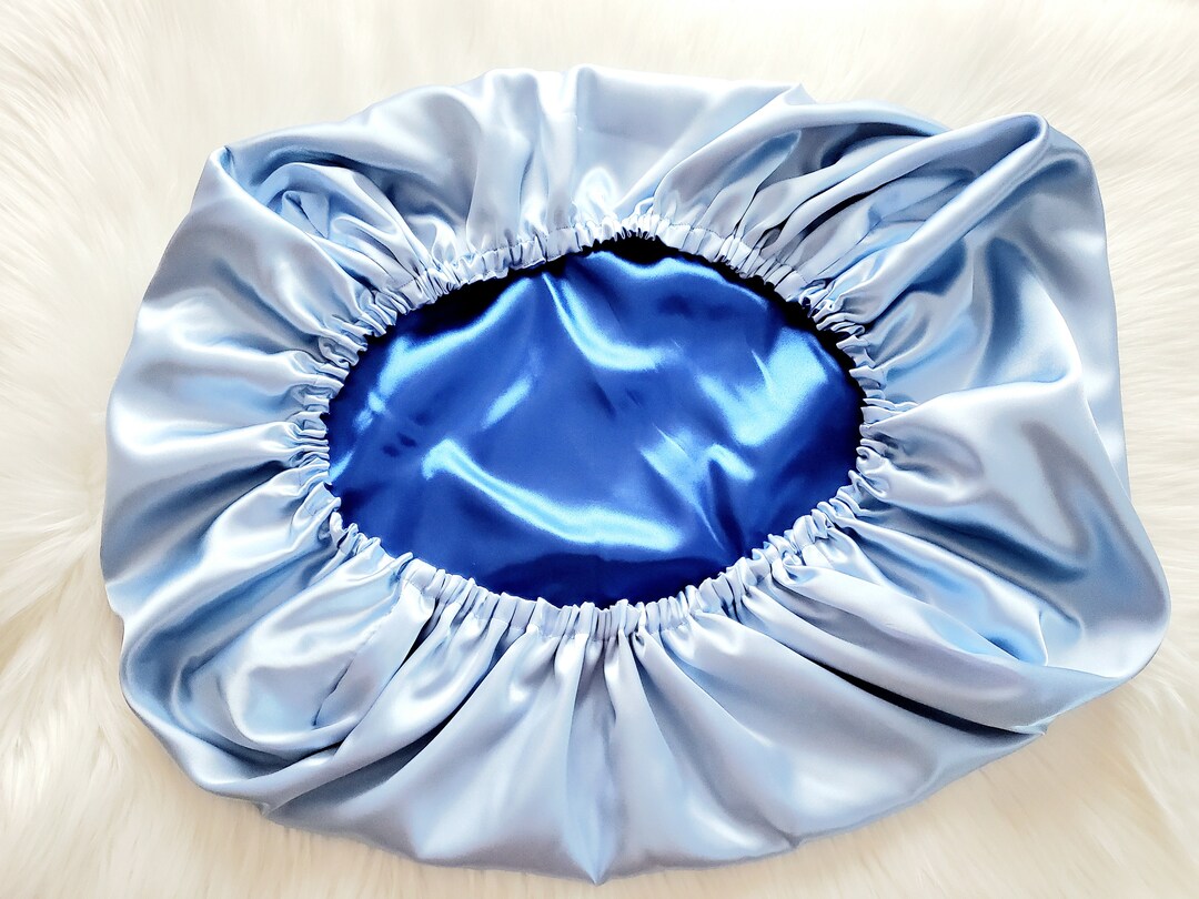 Baby Blue/ Royal Blue Satin Pillow Etsy