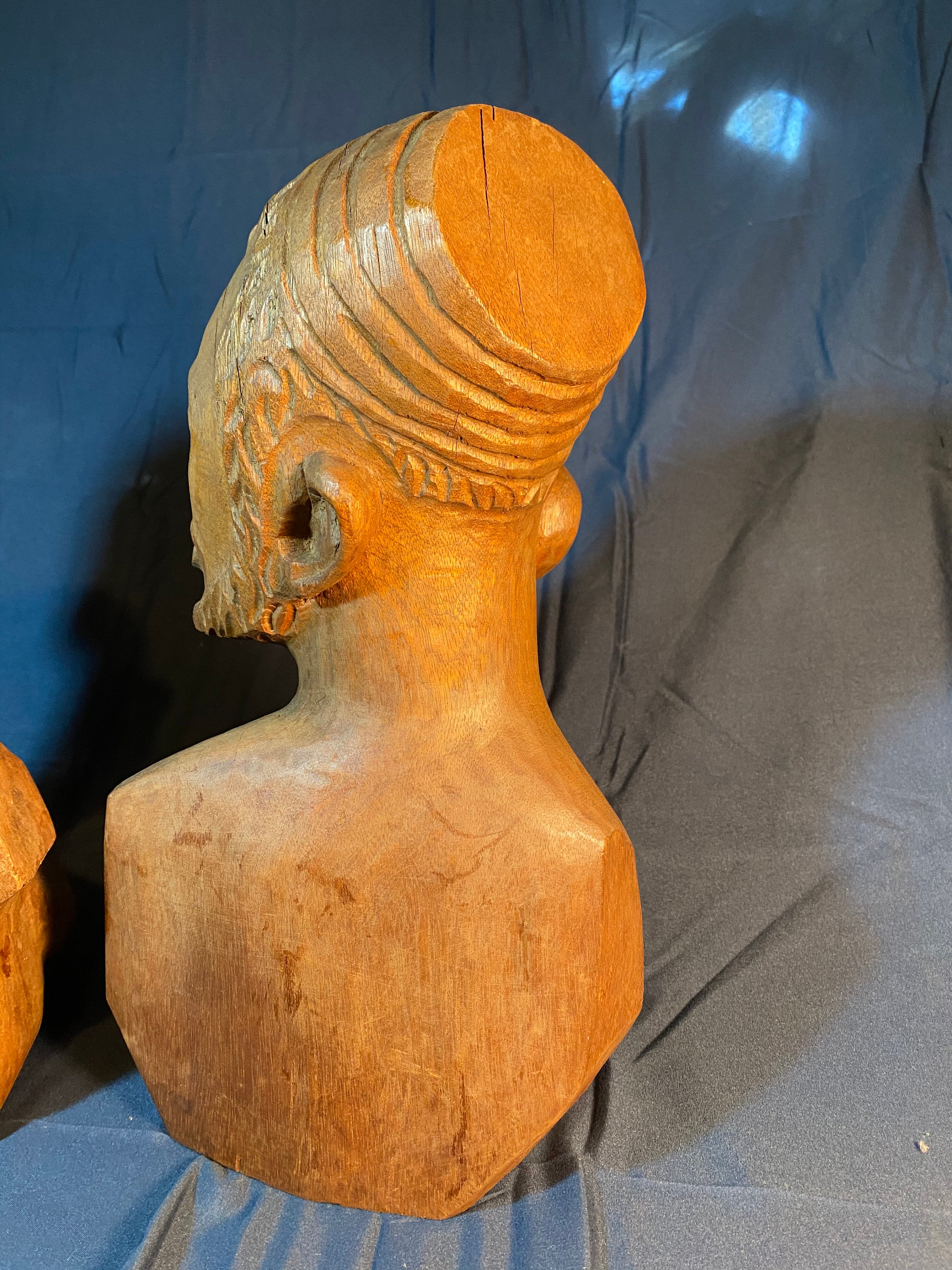 Handcarved African Wooden Statues Etsy
