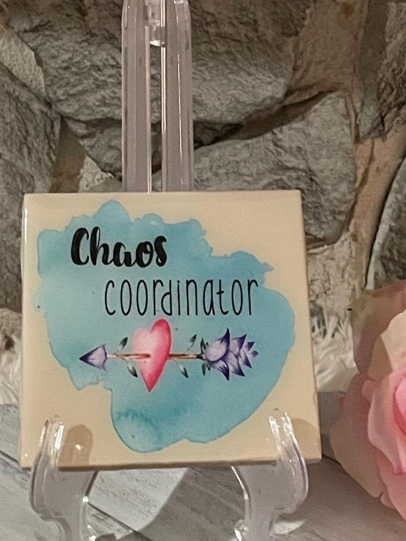 Drinkware Kitchen & Dining Harley Flourish Square Tile Coasters Set of