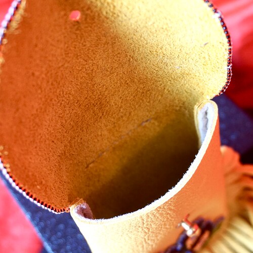 Beaded Leather Belt Bag,Beaded Leather Belt Pouch,Leather Belt Bag,Leather Pouch,Boho Belt shops Bag