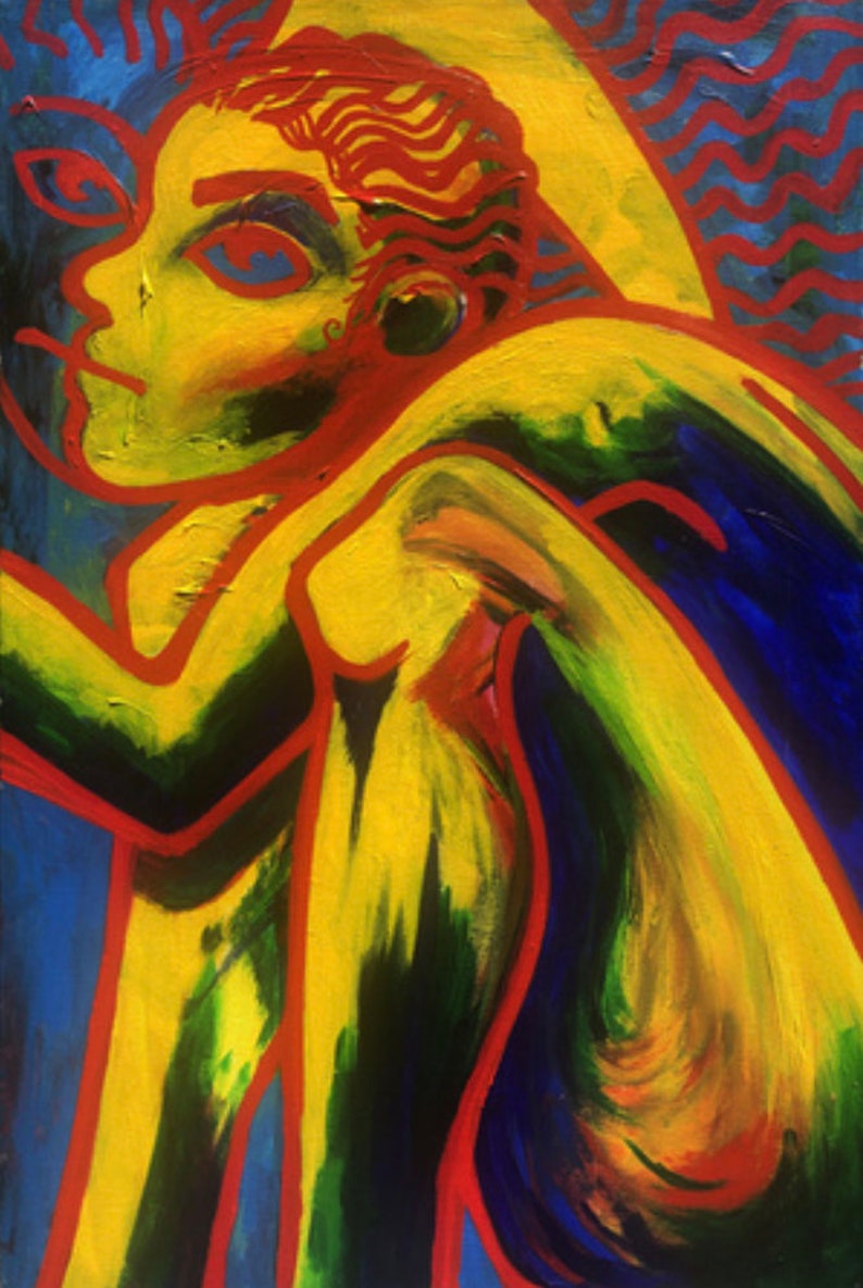 Cupid By Tana Torrent Original Painting Acrylic On 24 Etsy Cupid By Tana Torrent Original Painting Acrylic On 24 Etsy