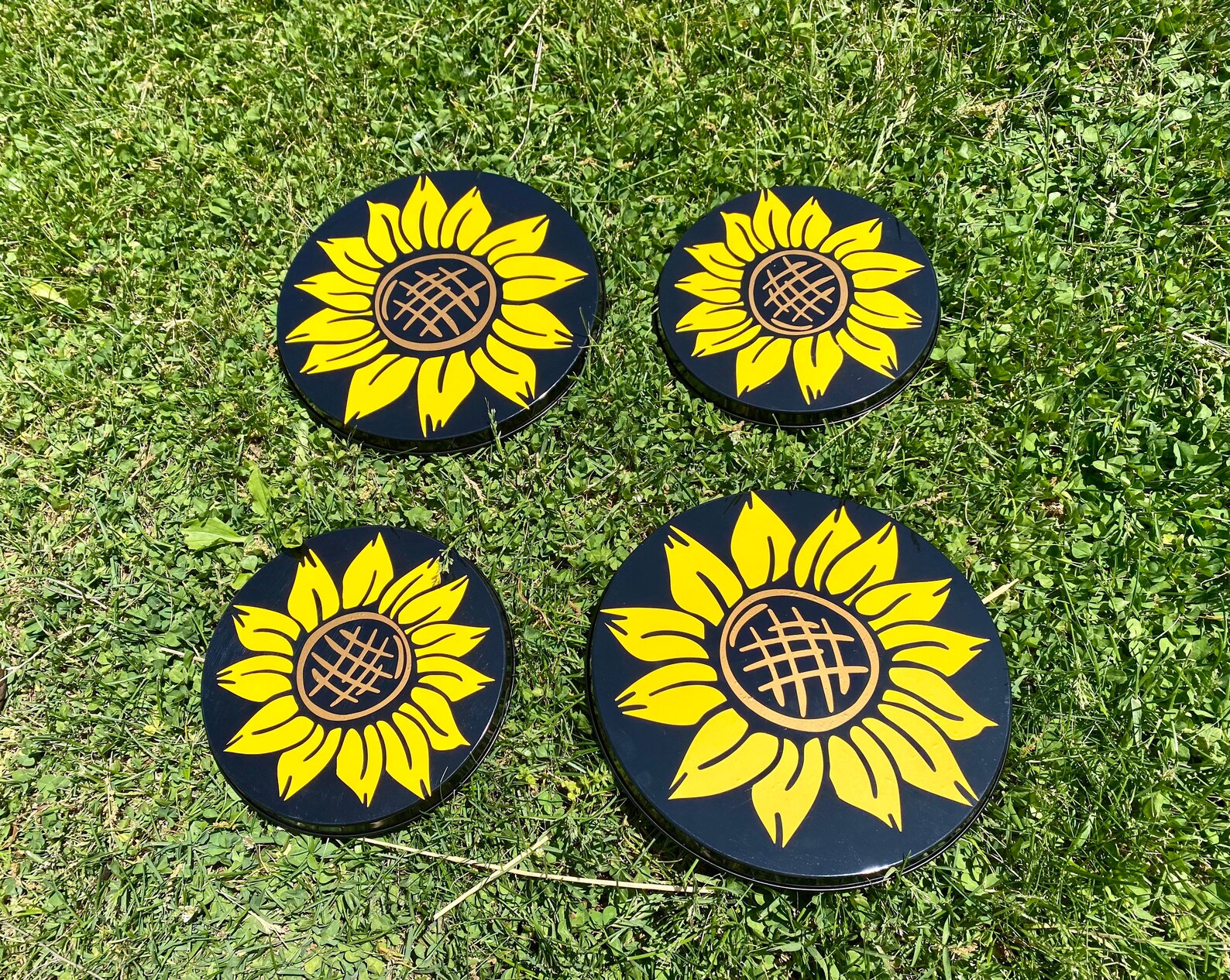 Sunflower Electric Burner Covers Etsy