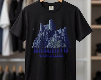 Camiseta Basgiath War College / Camiseta Romantasy Dark Fantasy / Merchandising de Bookstagram con lavado vintage