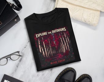 Blood Forest / De Sangre y Ceniza Merchandising de Booktok / Camiseta Vintage Explore Outdoors