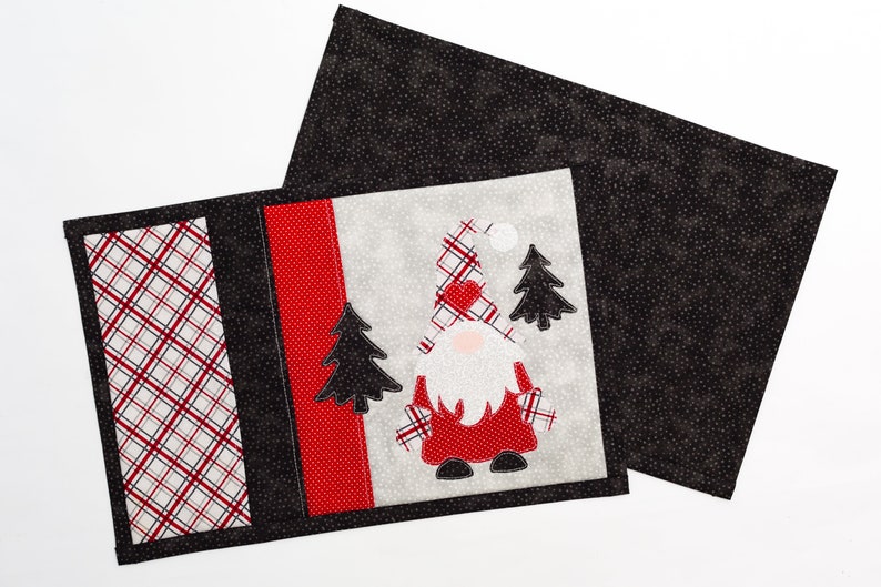 Gnome Placemats 10x15 Christmas Placemats Whimsical Set of Etsy UK