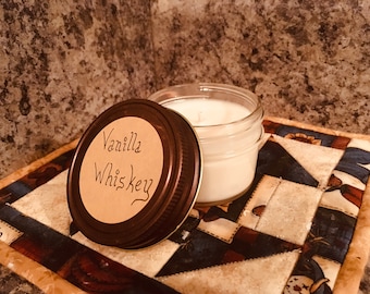 Vanilla Whiskey Jar Candle