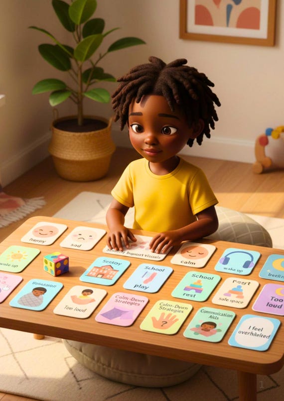 Visual Schedule for Autism & SEN | Calm Routine Printable Toolkit | Sensory Support | Digital Download