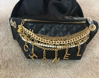 chanel inspired fanny pack