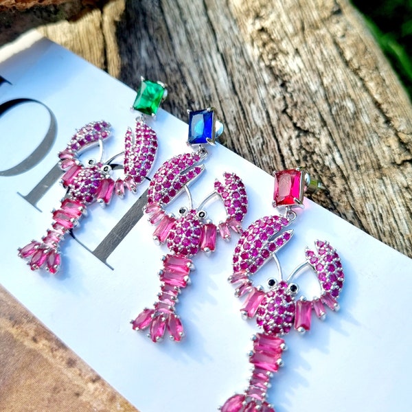Lobster Earrings Etsy