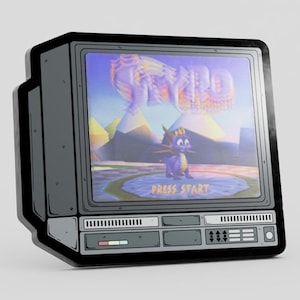 2.5&quot; Lenticular Spyro CRTV Enamel Pin