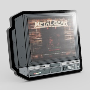 2.5&quot; Lenticular MG CRTV Enamel Pin