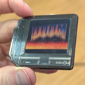 2.5&quot; Lenticular Doom CRTV Enamel Pin
