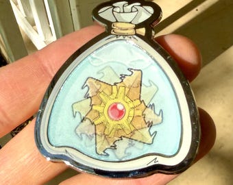 Lenticular Fishbag Staryu 2" Enamel PIn