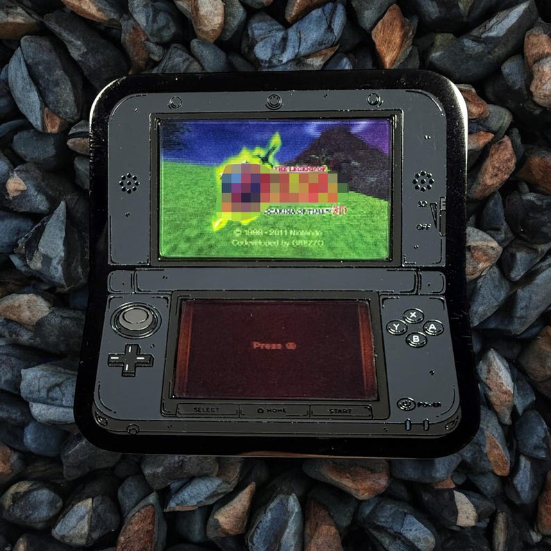 2.65” Lenticular Ocarina 3DS Enamel Pin - Etsy