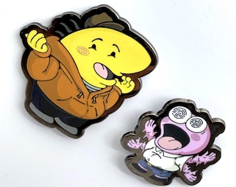 SF Characters 2" Hard Enamel Pin