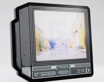 2.5" Lenticular Doktor Whomst Phone Box CRTV Enamel Pin