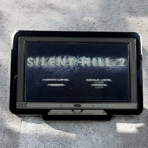 2.5&quot; Lenticular Silent Hill 2 Flat Screen Enamel Pin