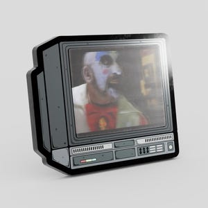 2,5-calowa soczewkowa szpilka emaliowana CRTV Captain Spaulding