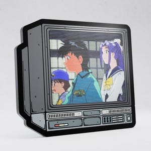 2.5" Lenticular Ghost Stories CRTV Enamel Pin