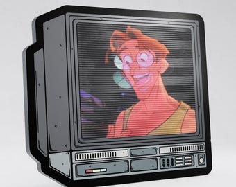 2.5" Lenticular Milo CRTV Enamel Pin