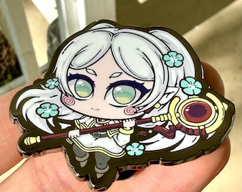 2" Elf Mage Anime Hard Enamel Pin