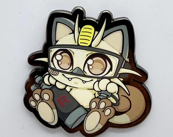 2" Diver Meowth Hard Enamel Pin