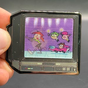 Lentikulare Fairly Odd Eltern CRTV Emaille Pin