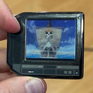 2.5&quot; Lenticular Going Merry CRTV Enamel Pin
