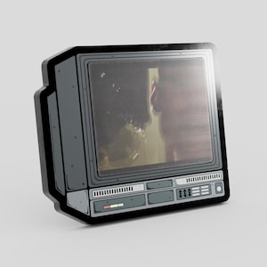 2.5" Lenticular Alien CRTV Enamel Pin