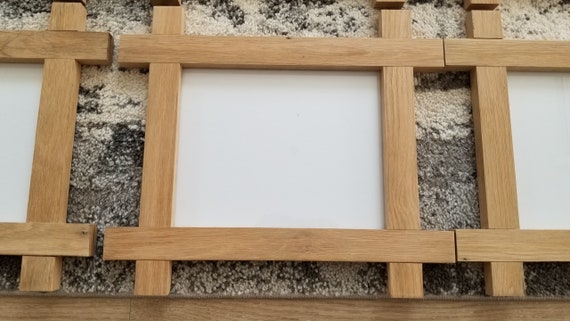 8x10 Rustic Photo Frame Farmhouse Solid Wood Plank Photo Holder 