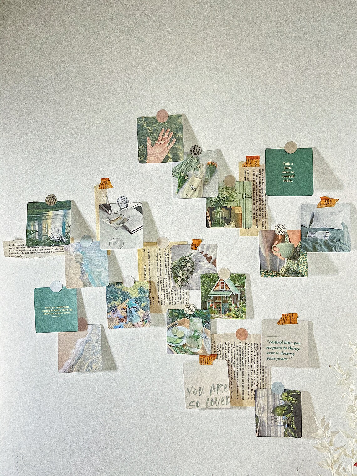 18 Assorted Wall Decor College Kit/wall Decor Print/sage Etsy Canada