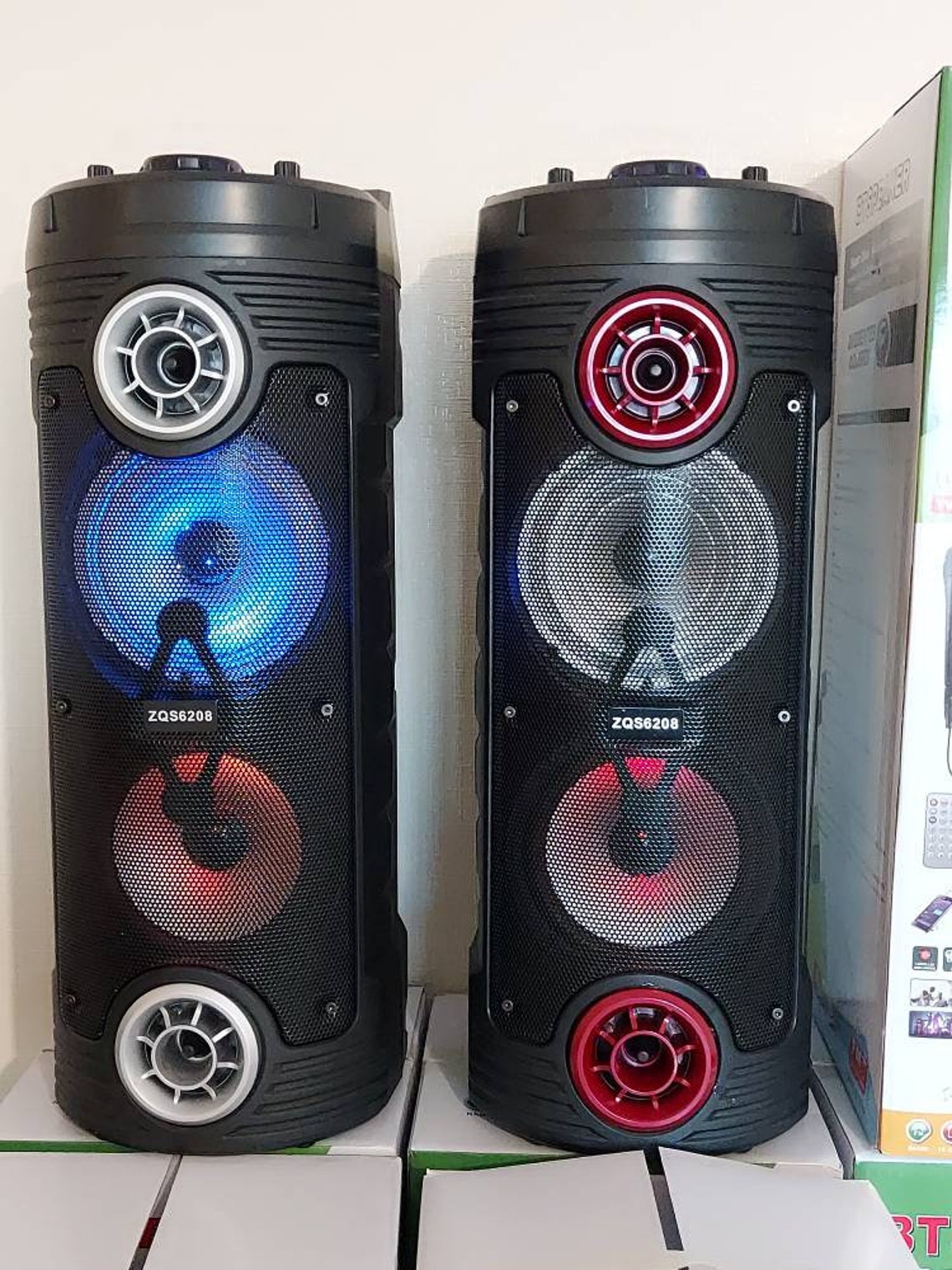 Super Loud Bluetooth Wireless Speaker with Mic ZQS6208 Etsy