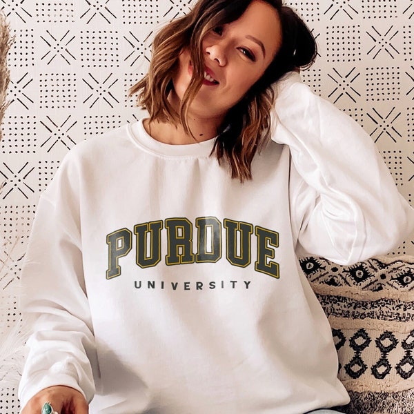 Purdue University Sweatshirt - Purdue vintage - Purdue crewneck - Purdue sweater - Purdue shirt - Purdue hoodie - Purdue Student Gift