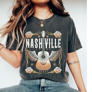 Nashville Shirt Country Music Shirt Cute Western Shirts Comfort Colors ...