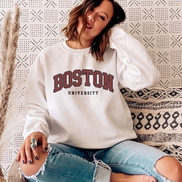 Boston University Sweatshirt - Boston University crewneck - Boston University sweater - Boston University - College Sweatshirt