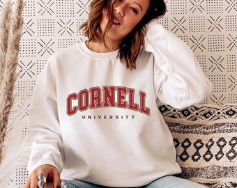 Cornell Unisex Sweatshirt - Cornell crewneck - Cornell sweater - Cornell shirt - Vintage Cornell Sweatshirt - College Sweatshirt