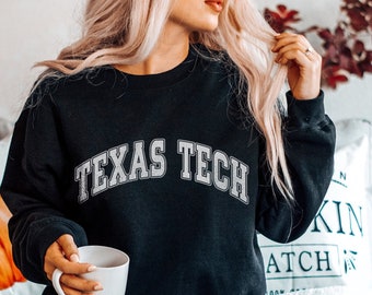 Texas Tech Unisex Sweatshirt - Texas Tech - Texas Tech crewneck - Duke sweater - Texas Tech hoodie - Vintage Texas Tech Sweatshirt -