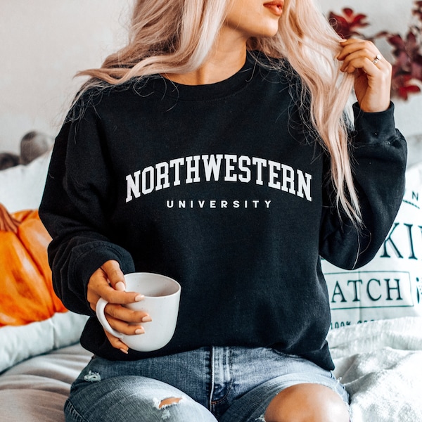 Northwestern University Unisex Sweatshirt - Northwestern University crewneck - Northwestern University vintage shirt