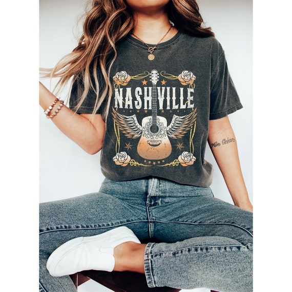 Nashville Shirt Country Music Shirt Cute Western Shirts Comfort