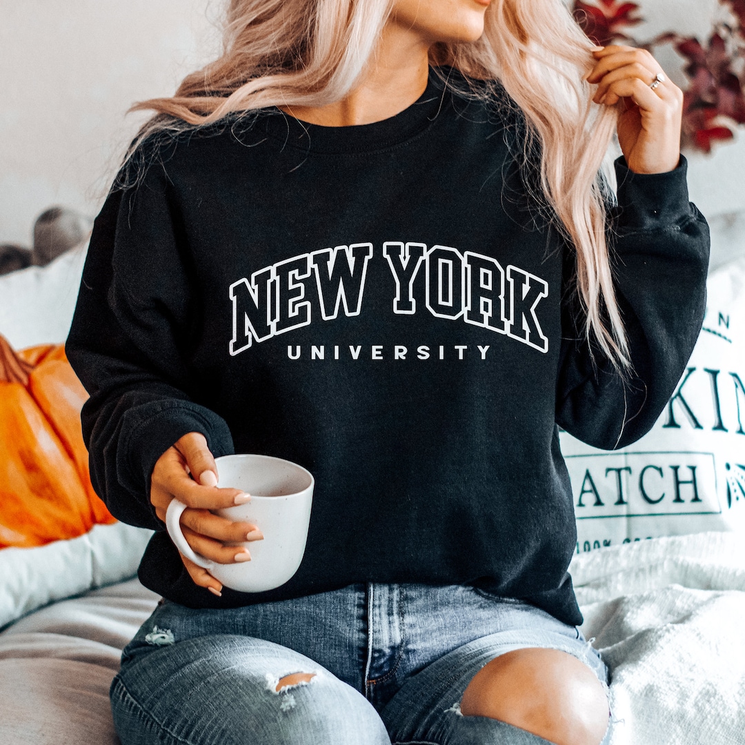 New York University Unisex Sweatshirt Nyu Sweatshirt Nyu Crewneck Nyu